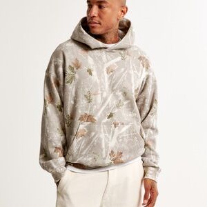 essential popover camo hoodie